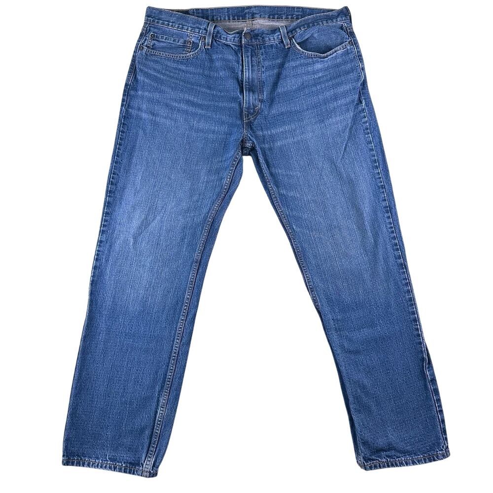 Levis‎ 559 Jeans Men 40x32 Relaxed Straight Blue Pants Loose Fit Whiskered